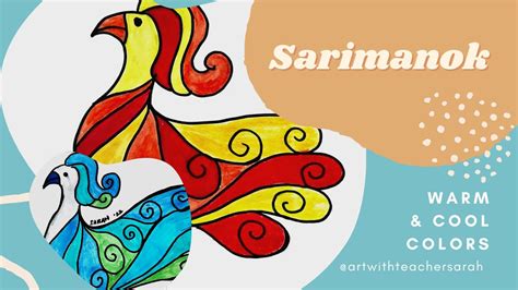 sarimanok drawing with color|Sarimanok Drawing (Warm/Cool colors) .